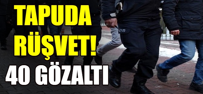 Tapu dairesinde rüşvet!
