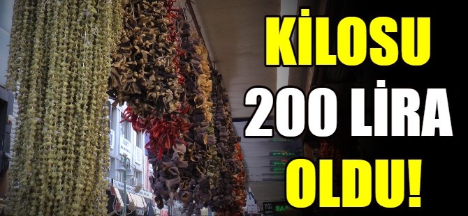 Kilosu 200 lira oldu