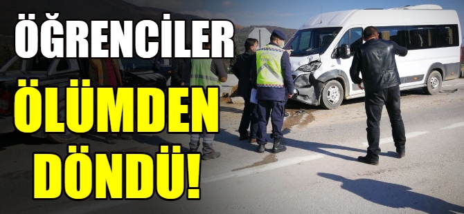 Öğrenciler ölümden döndü