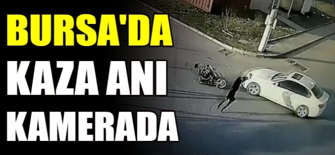 Kaza anı kamerada