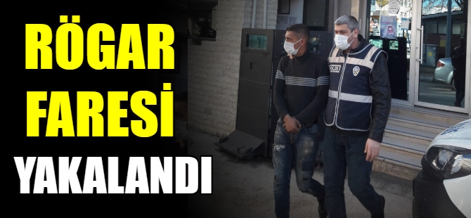 Rögar kapağı hırsızı suçüstü yakalandı