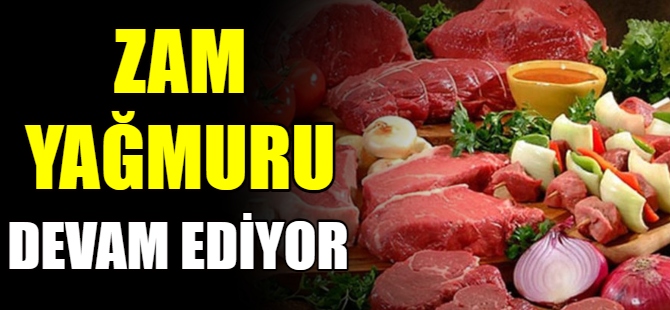 Kırmızı et de zamlandı!