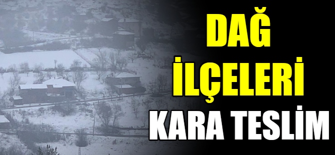 Bursa'nın dağ ilçeleri kara teslim