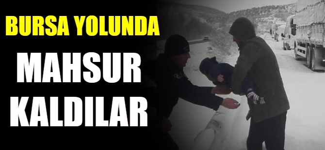 Yolda mahsur kaldılar