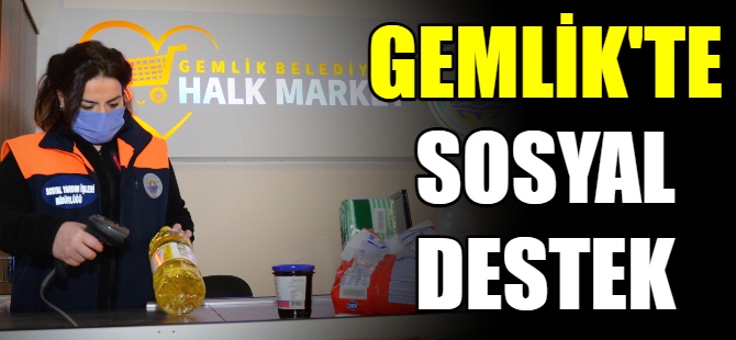 Gemlik Belediyesi'nden sosyal destek