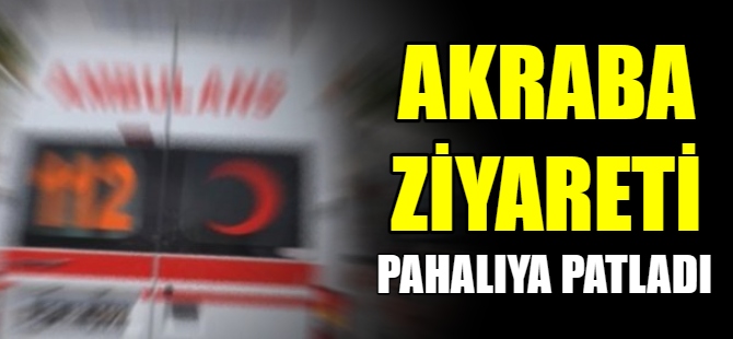 Akraba ziyareti pahalıya patladı