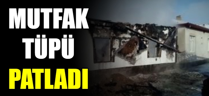 Mutfak tüpü patladı: 2 ölü