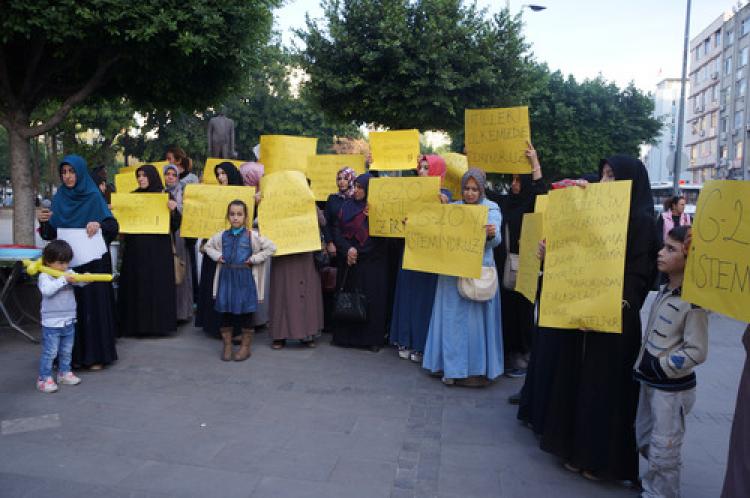 Adanalı kadınlar, G20'yi protesto etti
