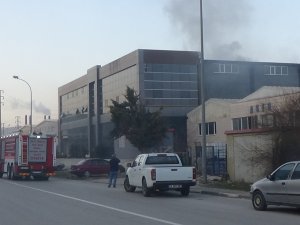Bursa'daki fabrikada yangın!