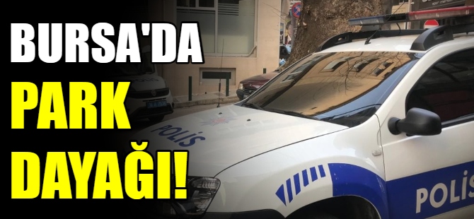 Bursa'da park dayağı!