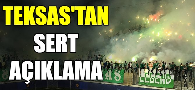 Teksas'tan sert açıklama