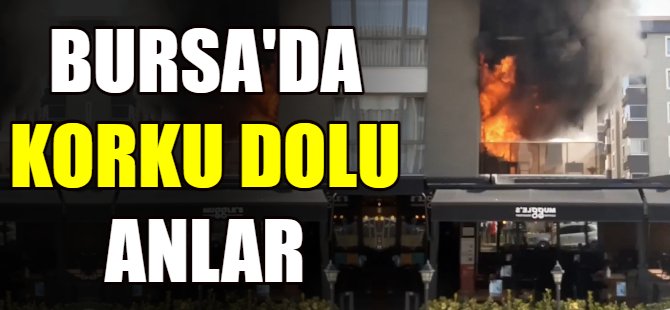 Bursa'da korku dolu anlar!