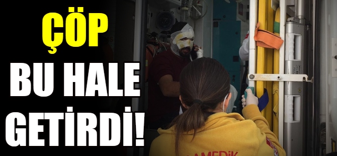 Alevlerin arasında kaldı