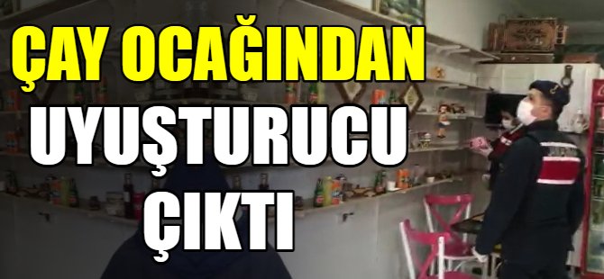 Çay yerine uyuşturucu!