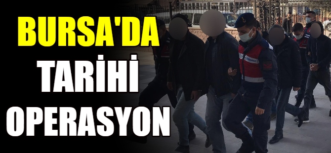 Bursa'da milyonluk operasyon!