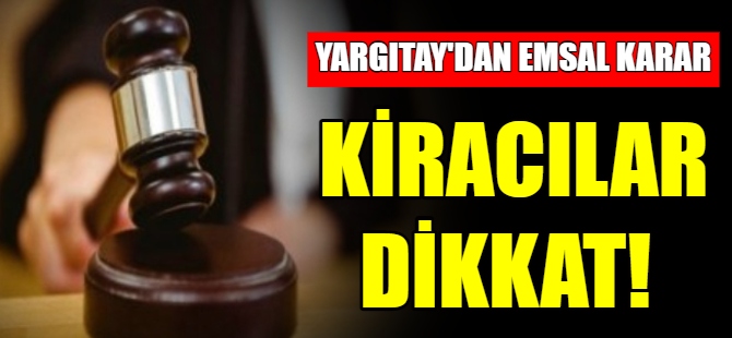 Kiracılar dikkat!