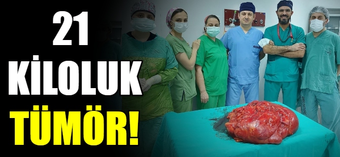 Hastanın karnından çıktı!