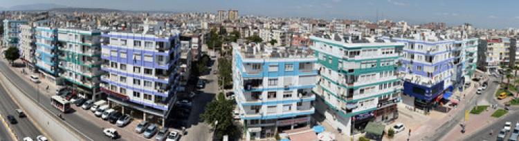 Muratpaşa'daki binarların Akdeniz renkleriyle boyanacak