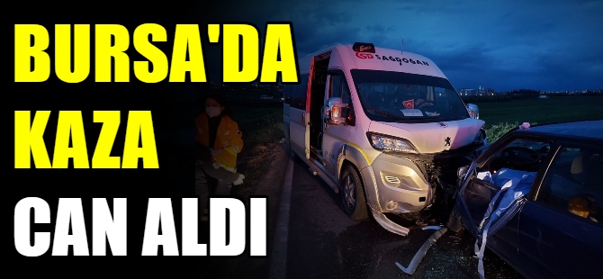 Bursa'da kaza can aldı