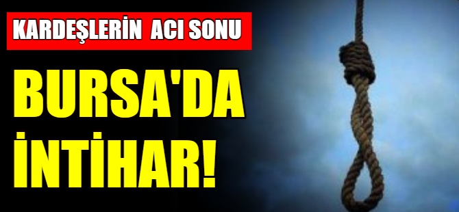 Bursa'da intihar!