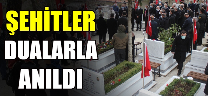 Bursa'da şehitler dualarla anıldı