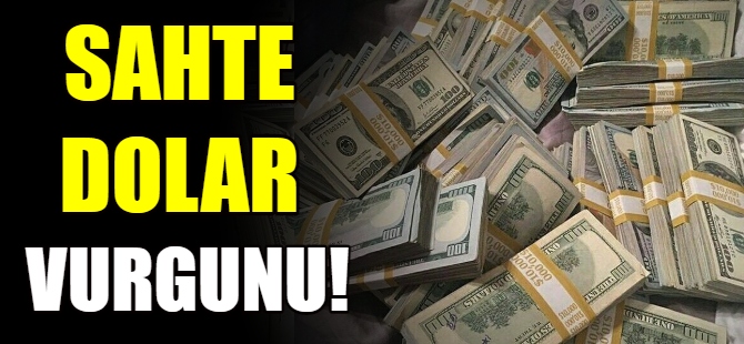 Sahte dolar operasyonu