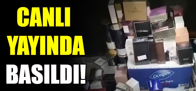 Canlı yayında basıldı