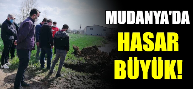 Mudanya'da hasar büyük!