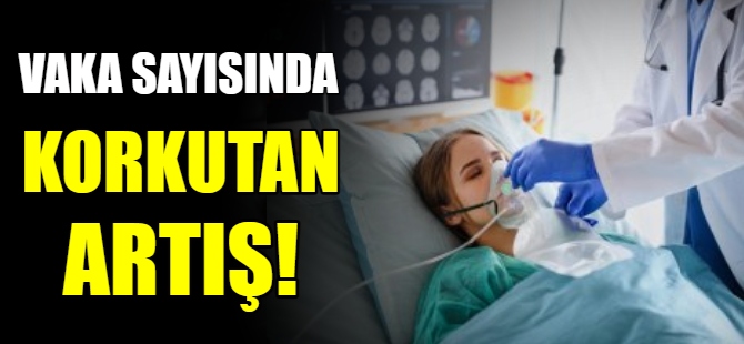 Vaka sayılarında korkutan artış!