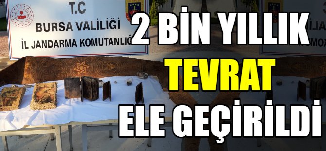 2 Bin yıllık Tevrat ele geçirildi