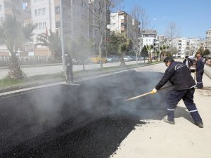 Mudanya'da yollar yenileniyor