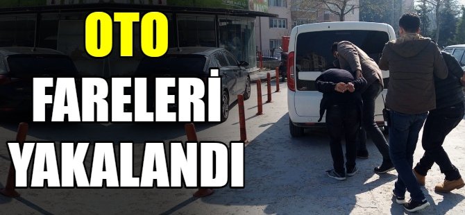 Oto fareleri yakalandı