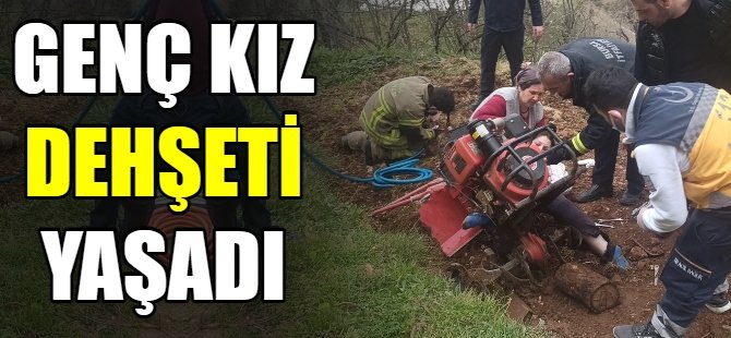 Genç kız dehşeti yaşadı