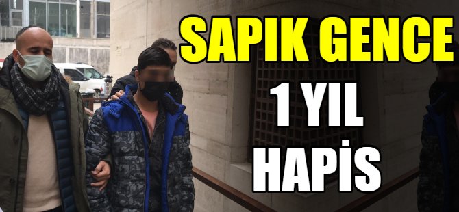 Bursalı sapığa 1 yıl hapis