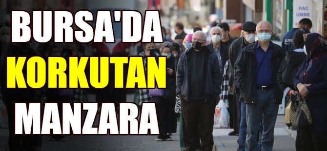 Bursa'da korkutan manzara!