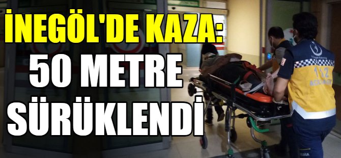 50 metre süründü!