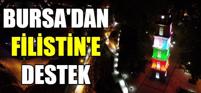 Bursa'dan Filistin'e destek