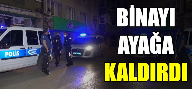 Binayı ayağa kaldırdı