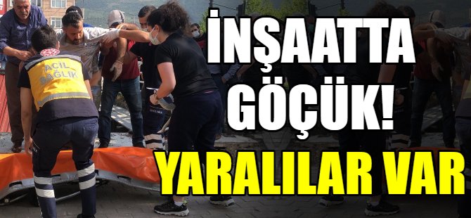 Köprüdeki inşaat çöktü!