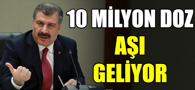 Bakan Koca'dan aşı müjdesi