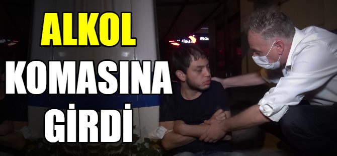 Alkol komasına girdi