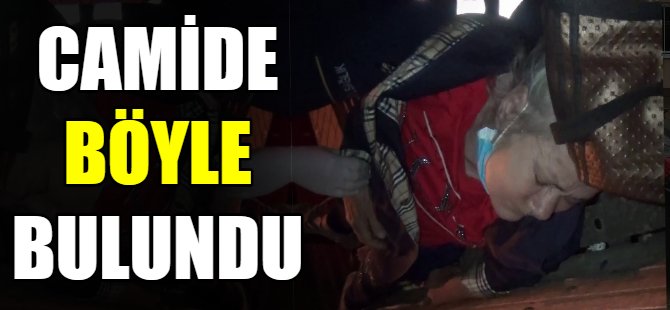 Cami bahçesinde böyle bulundu