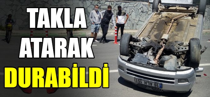 Takla atarak durabildi