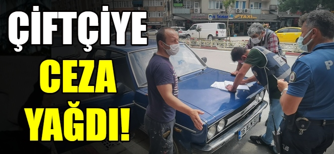 Çiftçiye ceza yağdı!