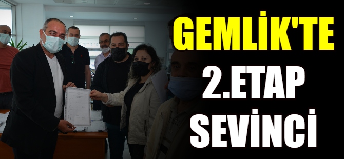 Gemlik'te 2.etap sevinci