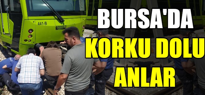 Bursa'da korku dolu anlar!