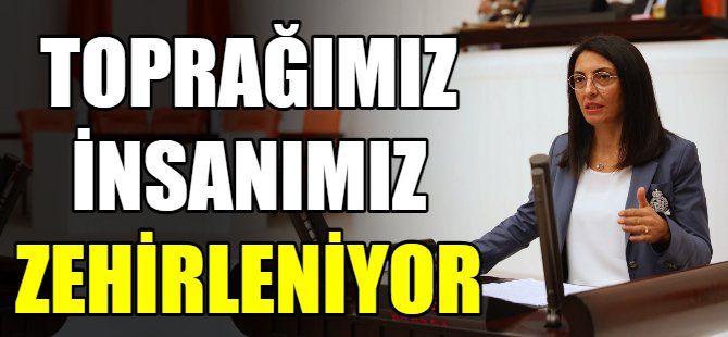 'Topraklarımız ve insanlarımız zehirleniyor'