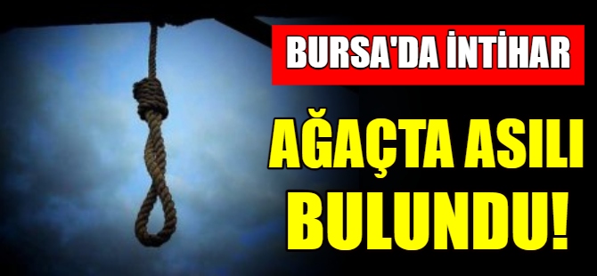 Bursa'da intihar!