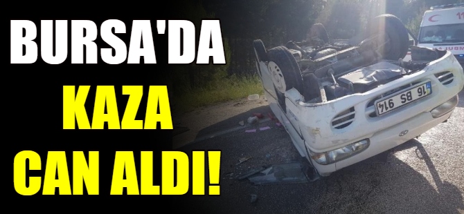 Bursa'da kaza can aldı!