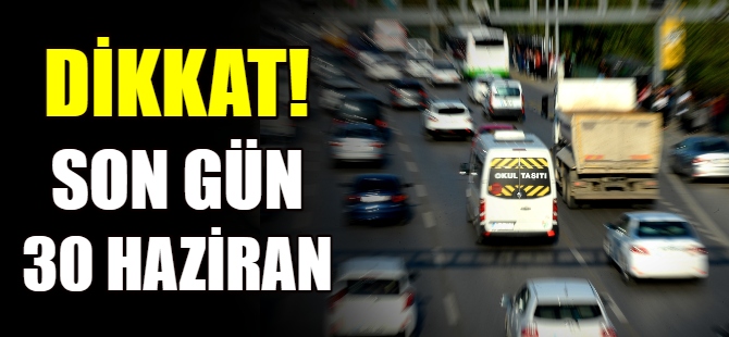 Ticari araç sürücüleri dikkat!